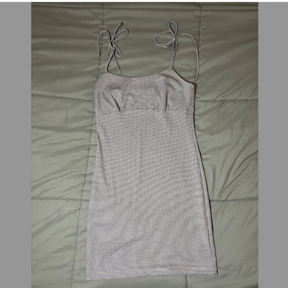Audrey 3+1 Black/White Party Slip Tight Dress